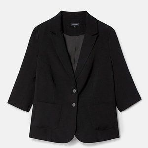 Universal standard Meg Double Luxe Short Blazer
Black black blazer short sleeve